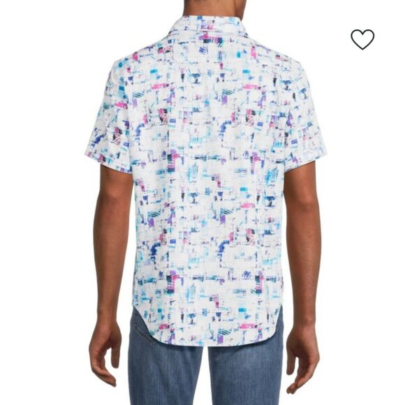 Robert Graham Mens Nassau Shirt Classic Fit Button Down Casual Multi Size XL - Picture 2 of 11